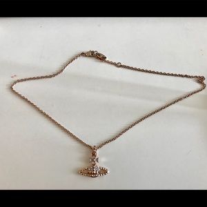 Vivienne Westwood rose gold necklace